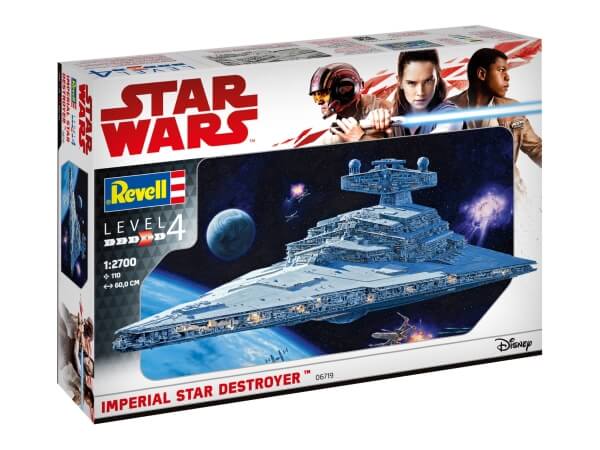 Revell 06719 Star Wars Imperial Star Destroyer großer Sternenzerstörer 1:2700, ab 12 Jahre