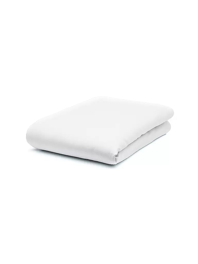 FLEURESSE Renforce Spannleintuch Monika 180x200cm Weiss weiss