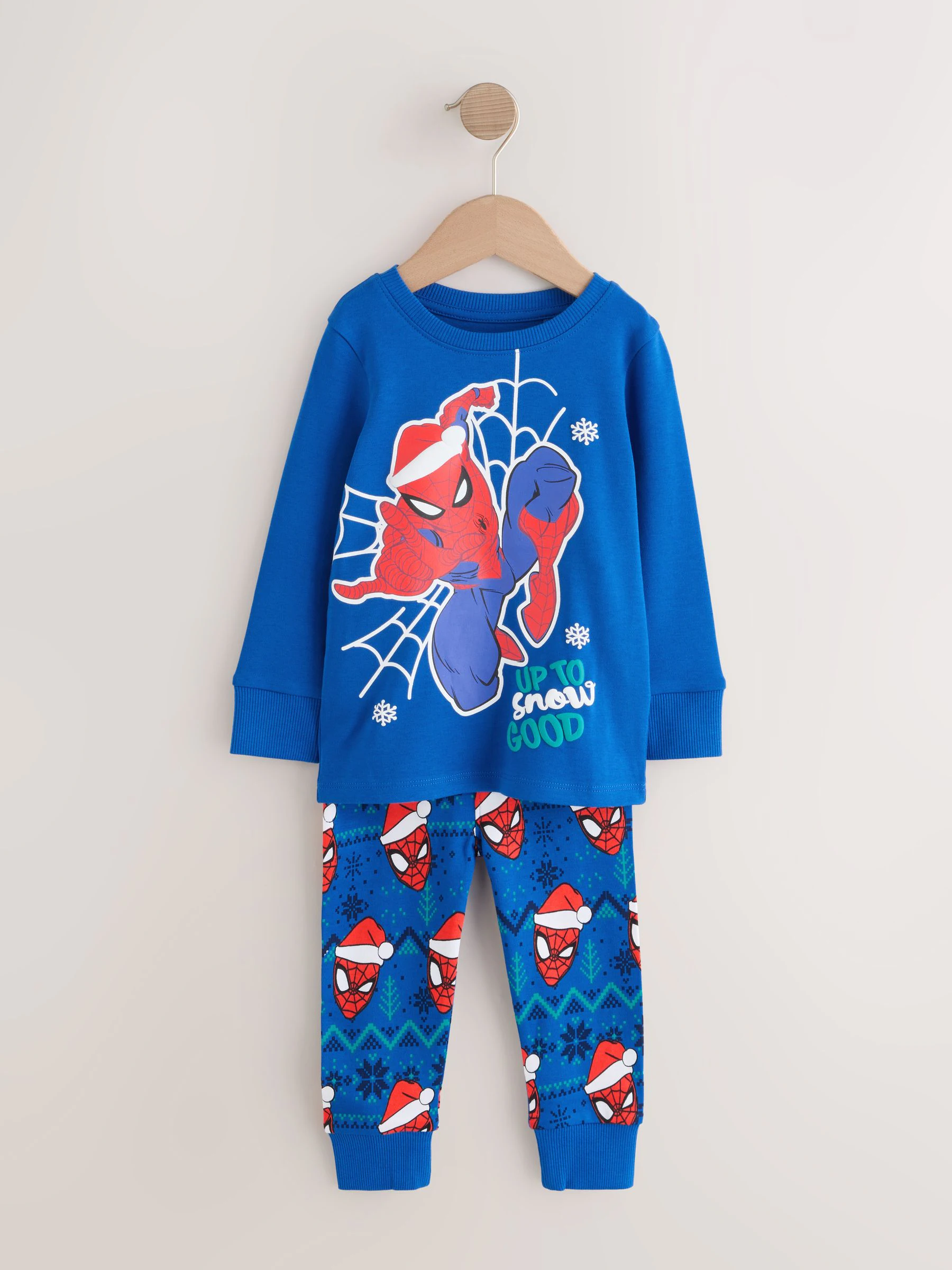 Blauw/rood Spiderman™ - Pyjama met enkele licentie (12mnd -10jr)