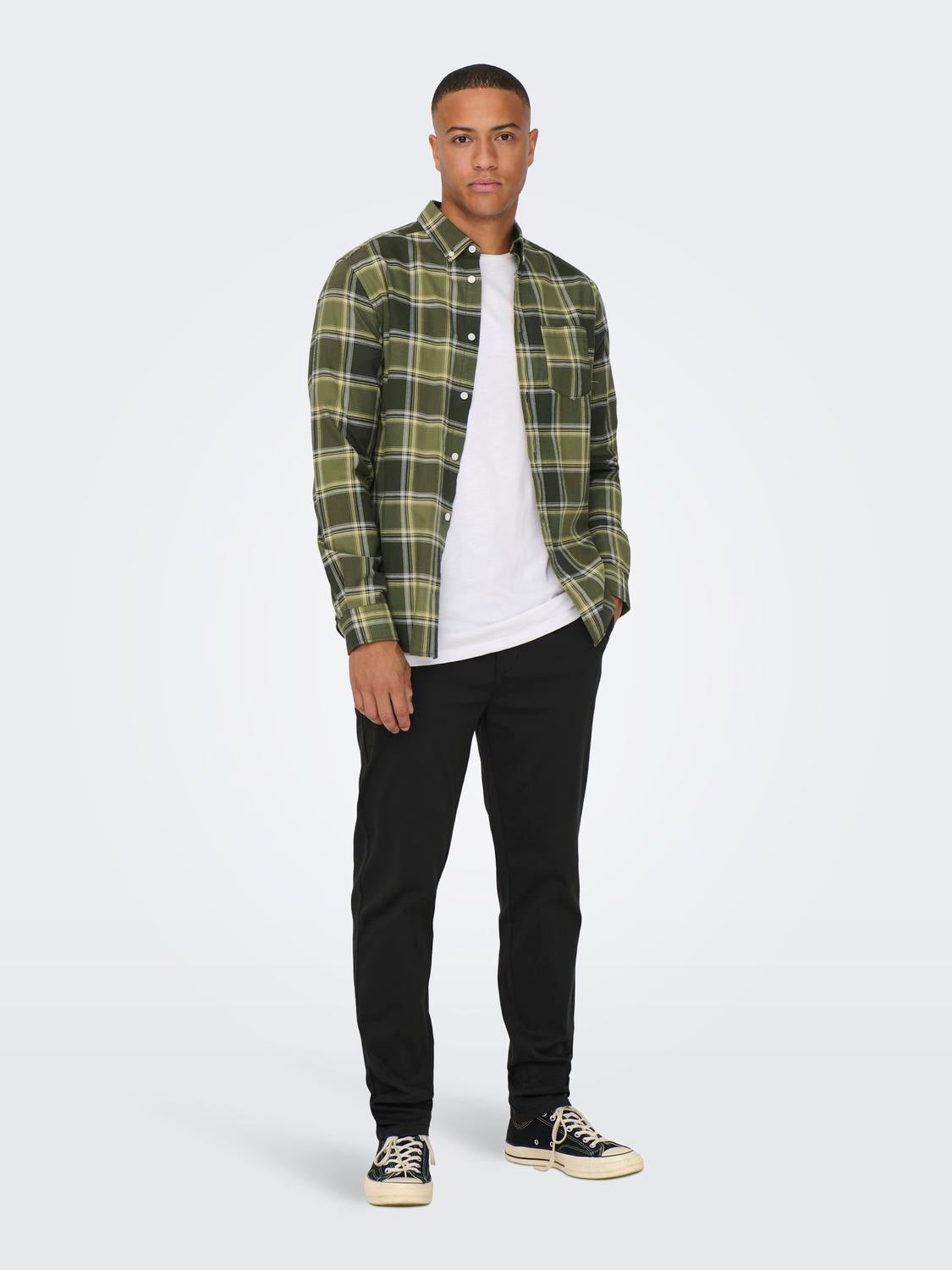 ONSALVARO Oxford Hemd Rosin