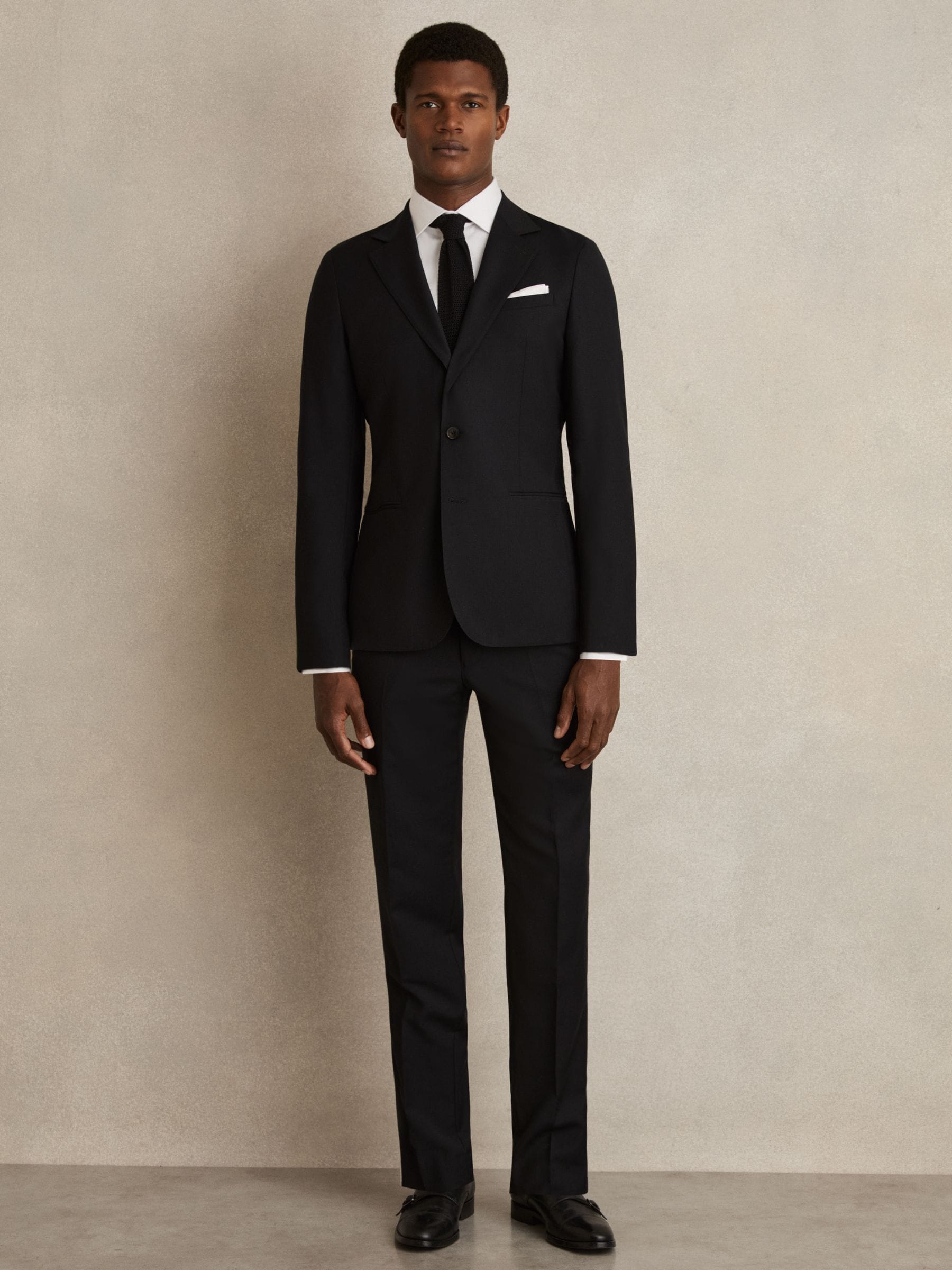 Wit - Slim Fit - Reiss Remote Cotton-Satin Cutaway-Collar Shirt