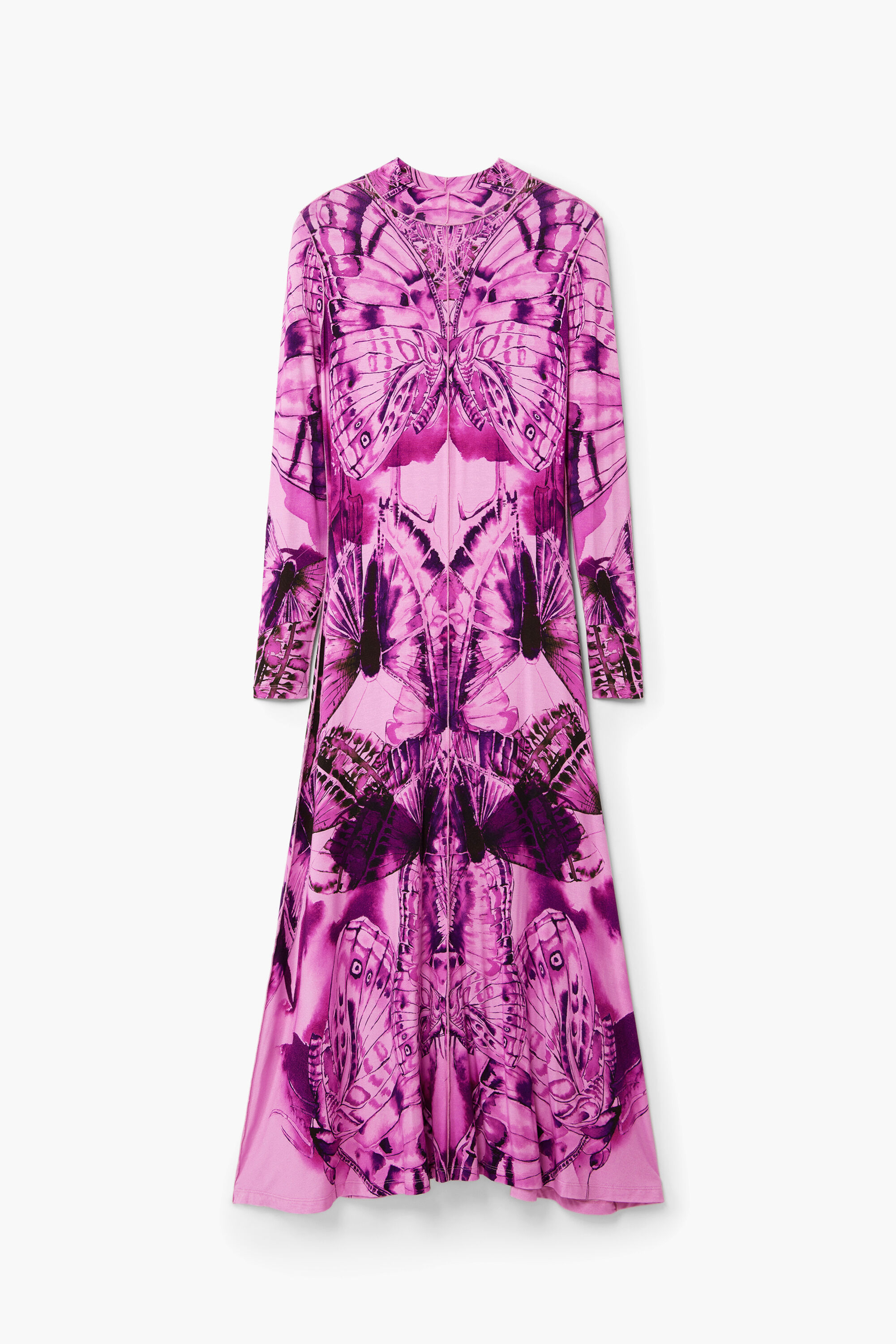 Vestido midi estampado