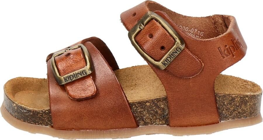 Kipling leren sandalen cognac Bruin Leer Effen 25
