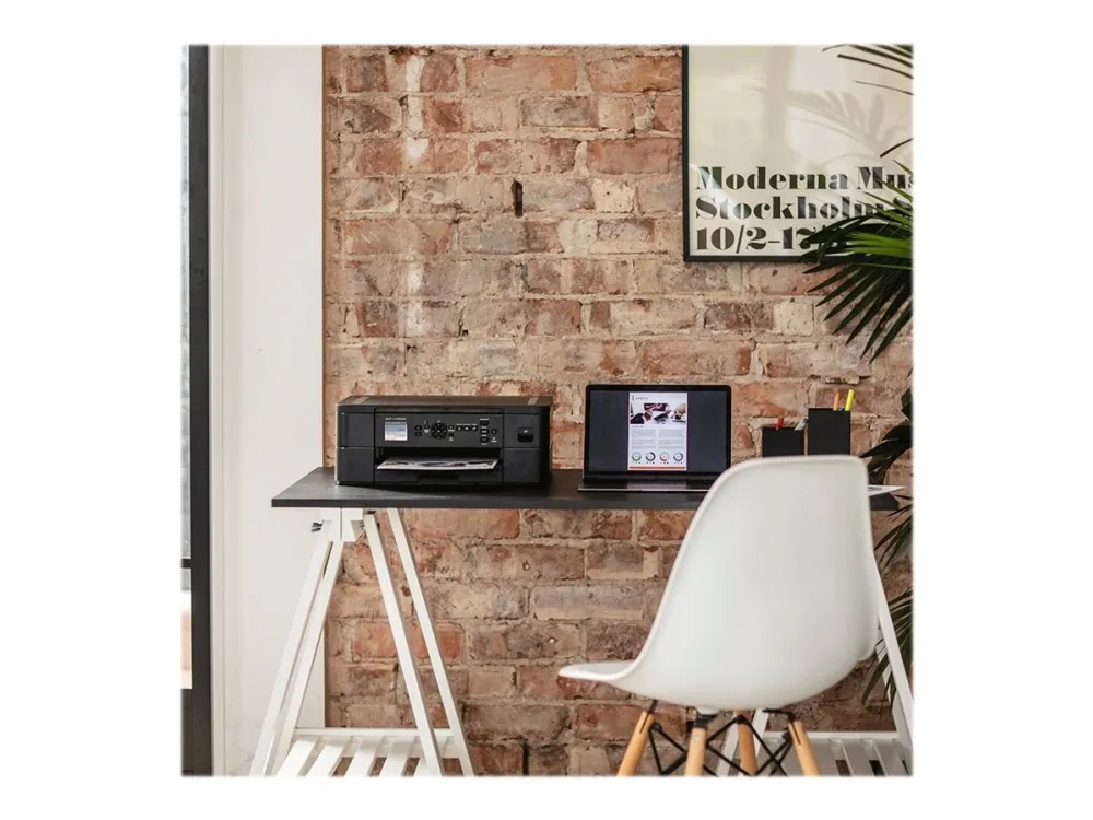 Brother DCP-J1050DW - Multifunktionsprinter - farve - blækprinter - A4/Letter (medie) - op til 13 spm (kopiering) - op til 17 spm (udskriver) - 150 ark - USB 2.0, Wi-Fi(n)