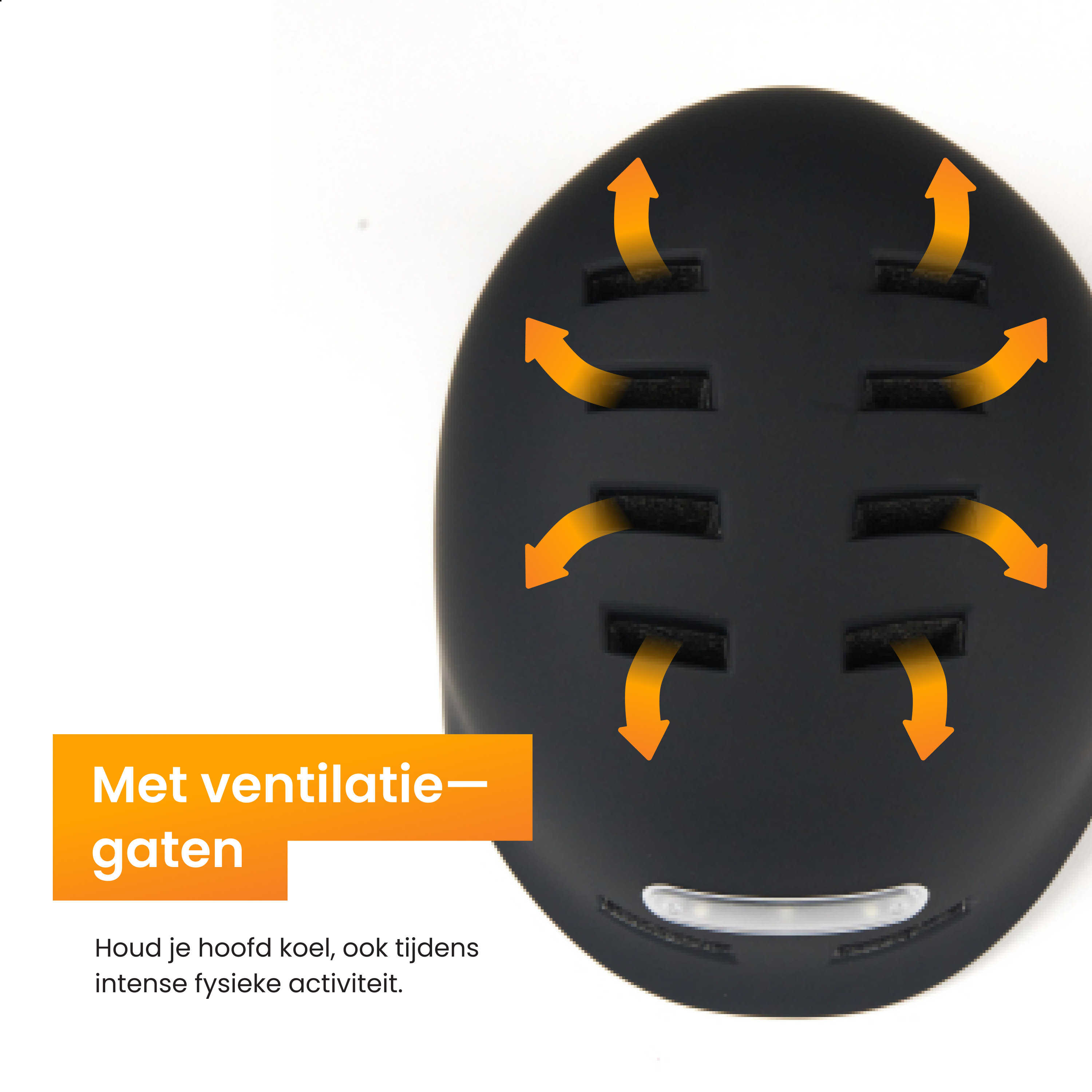 R2B Fietshelm met LED-verlichting