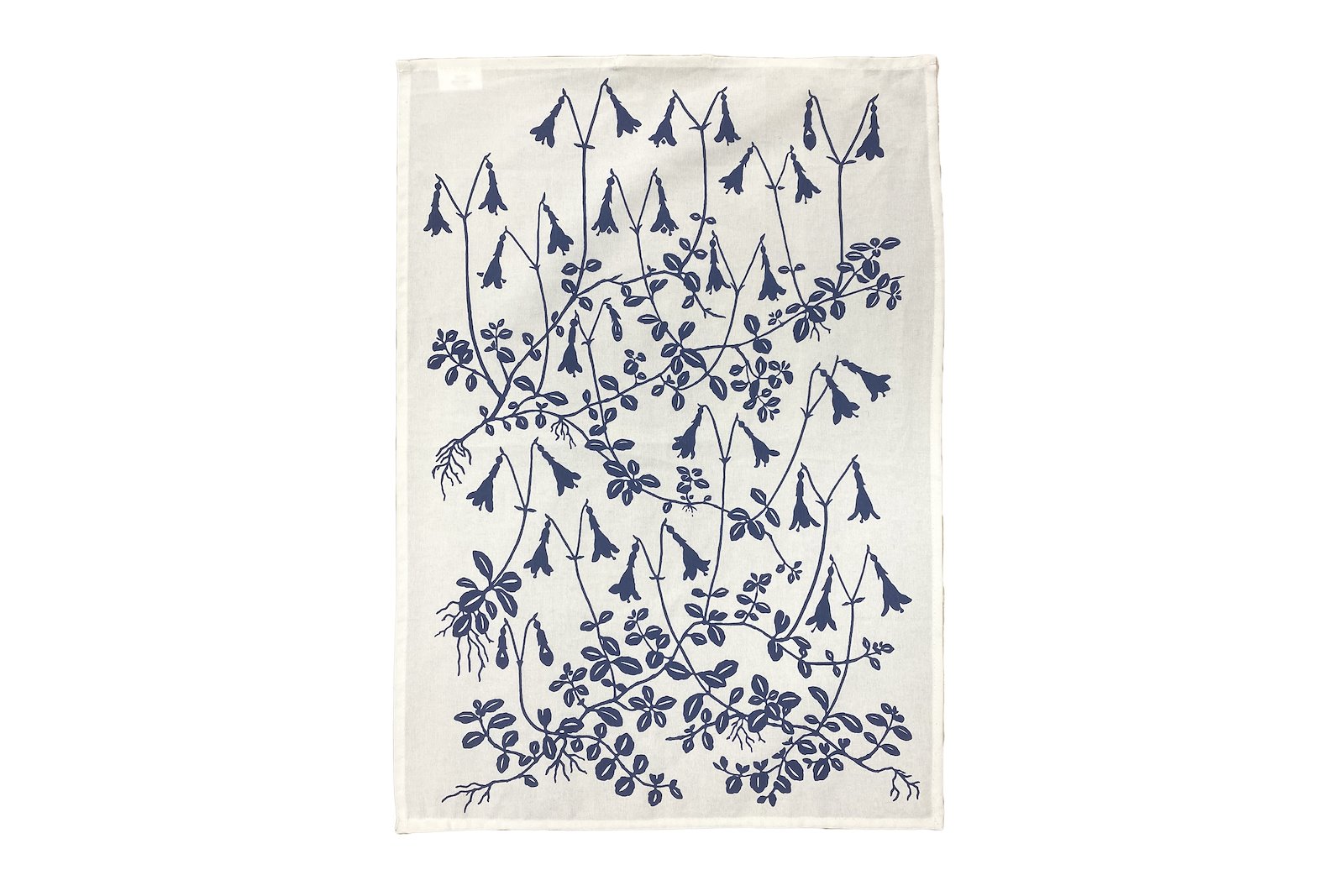 Campanula kjøkkenhåndkle Hvit og mørk blå 50x70 cm