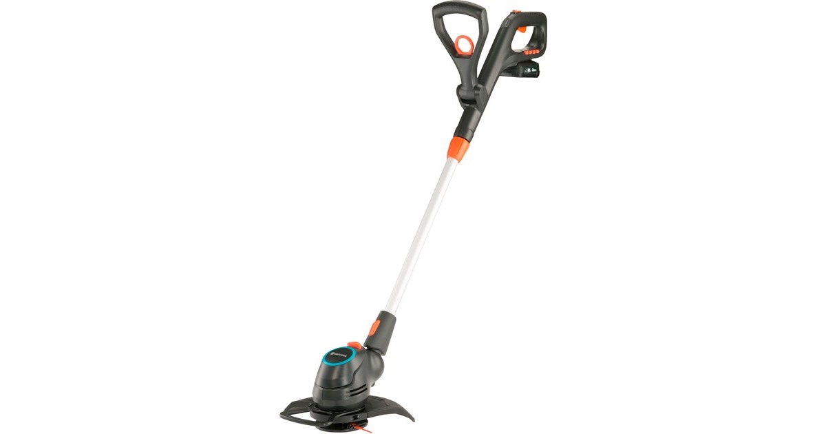 GARDENAComfortCut 23/18V P4A set grastrimmer  (Grijs/oranje, 14701-20, Accu inbegrepen)