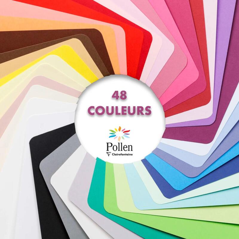 Feuille Pollen 210 x 297 mm 120 g/m2 or - Paquet de 5