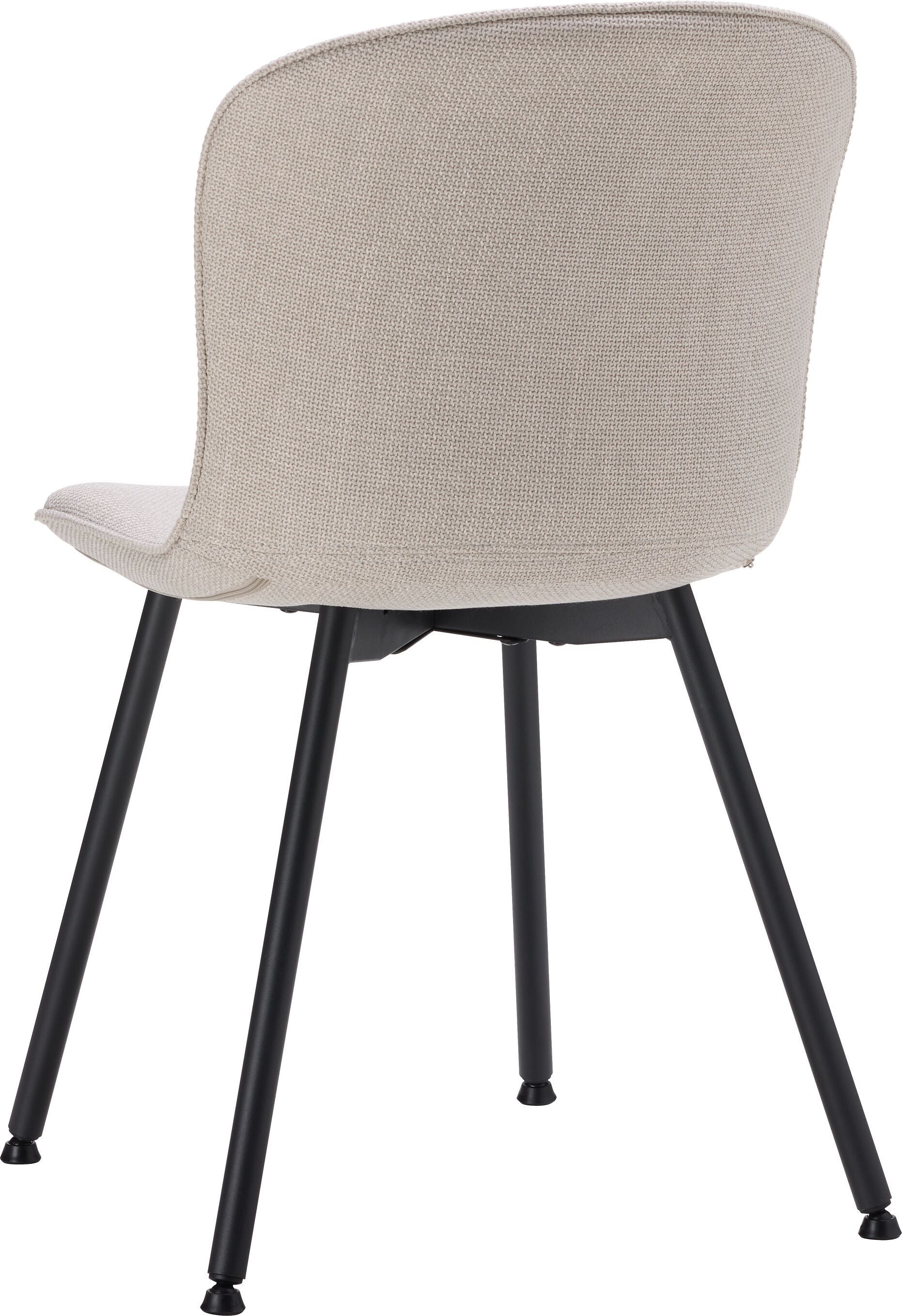 GIANNI Stuhl - Hellgrau / B: 48.0 cm x T: 58.5 cm x H: 84.0 cm