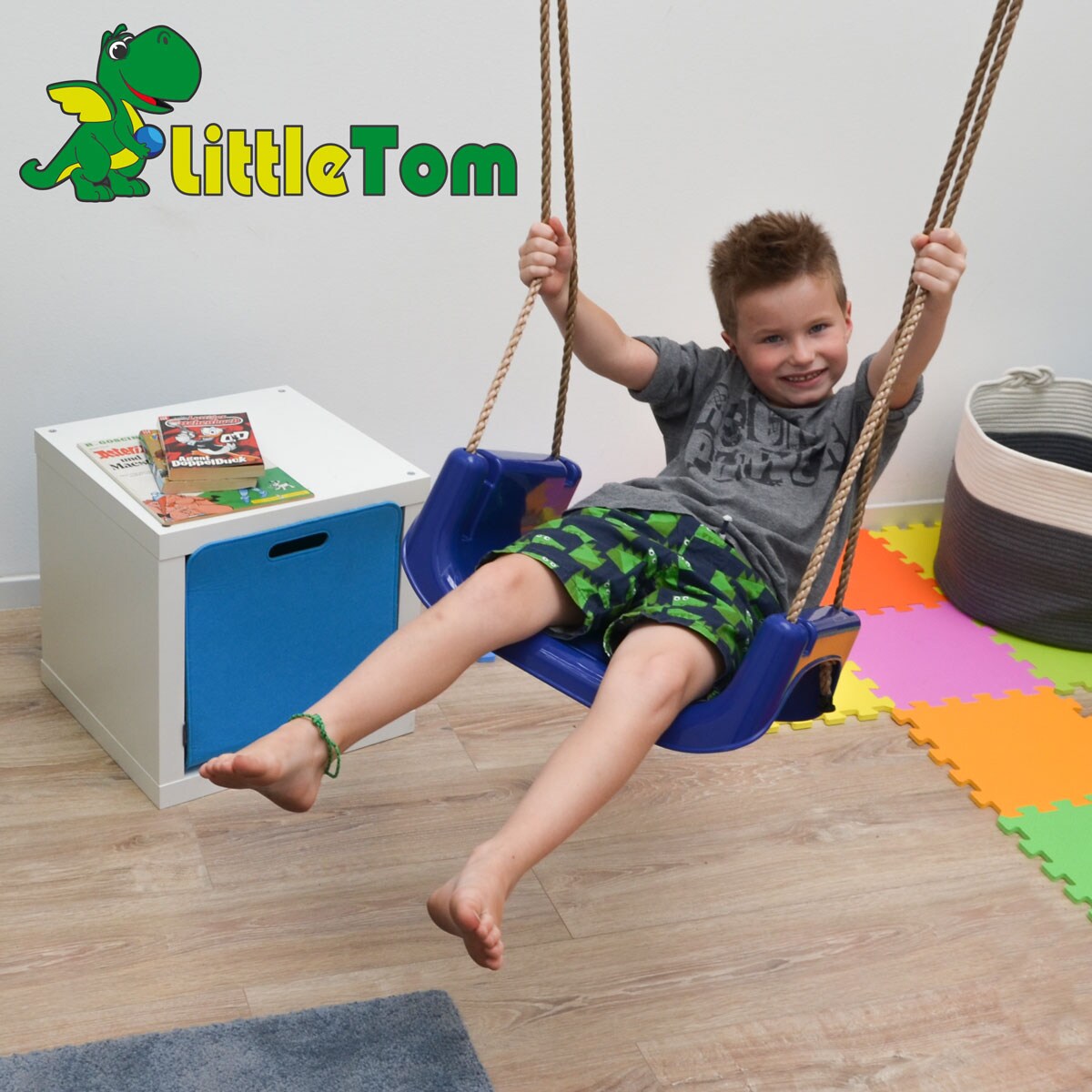 3-in-1 Kinderschaukel Baby Garten Schaukel 40x43x33cm Indoor Outdoor
