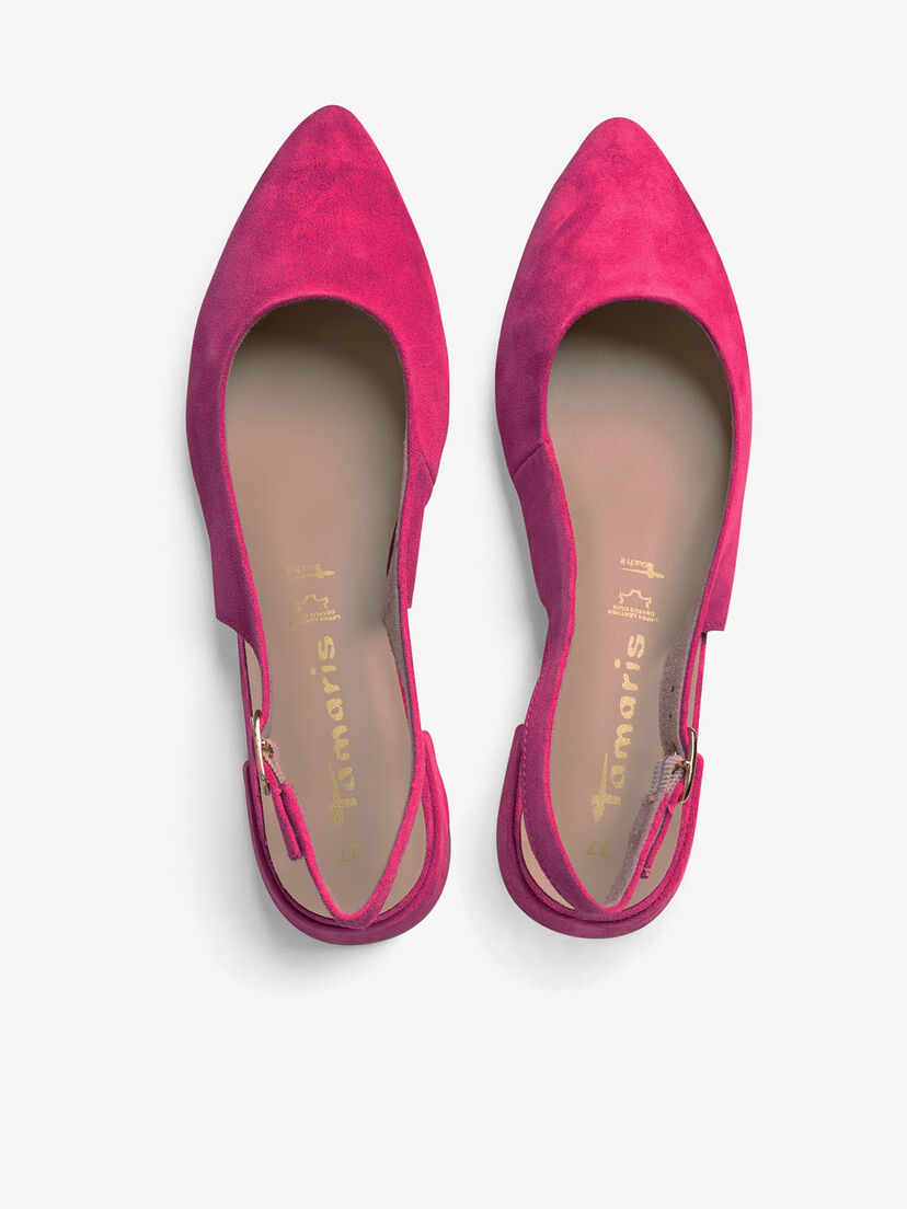 Leren Slingpumps - pink