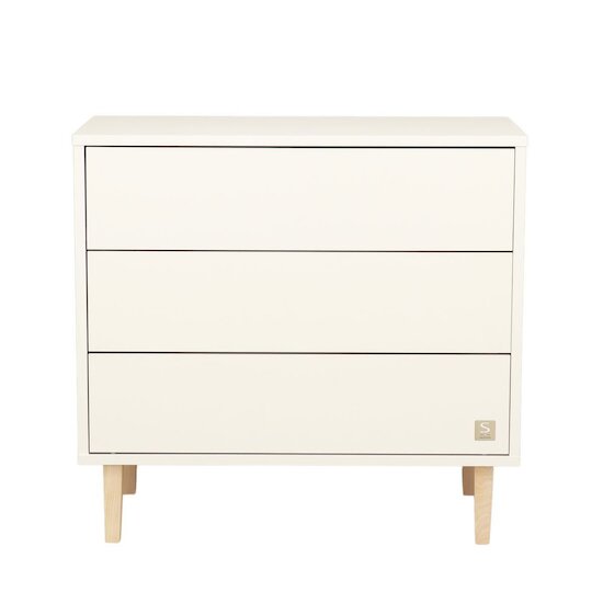 Paloma Commode 3 tiroirs   Blanc neige        de               Sauthon Baby's Sweet Home