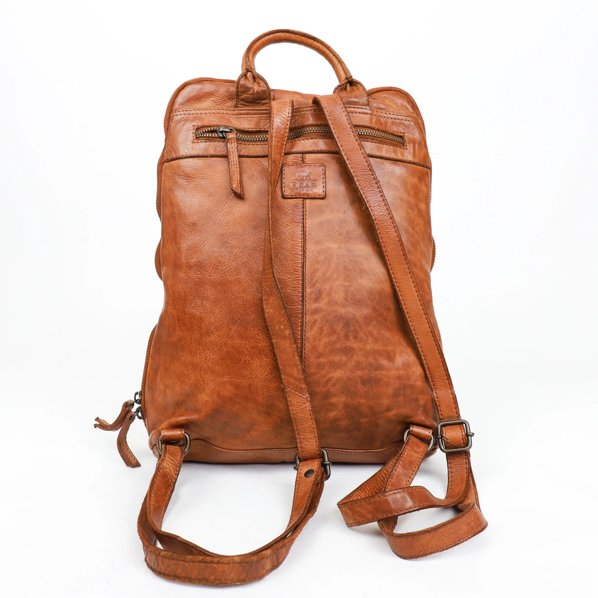 Bear Design Cow Lavato Rugzak Ivanka Cognac CL40586