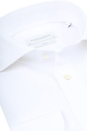 Profuomo Shirt Extra Lange Mouwen Travel Wit PPWH10060A-2 kopen