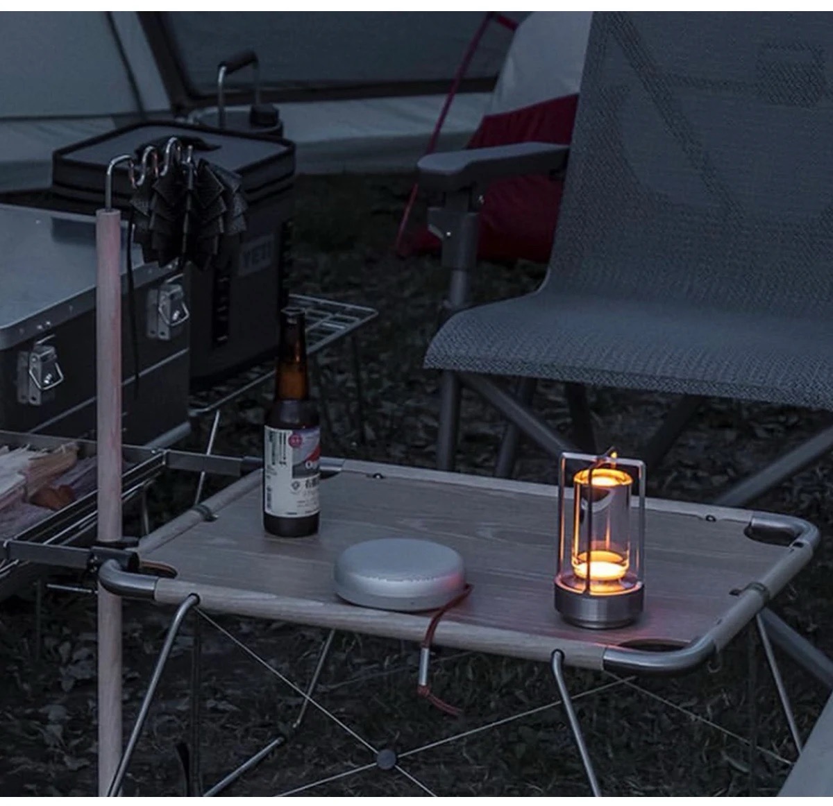 Lanta LED Tafellamp - Zilver