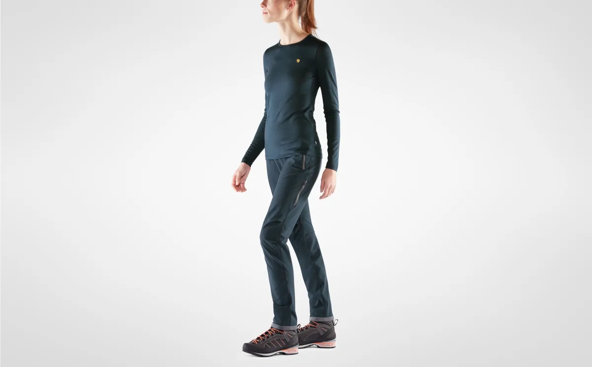 Fjällräven Women's Bergtagen Stretch Trousers Mountain Blue