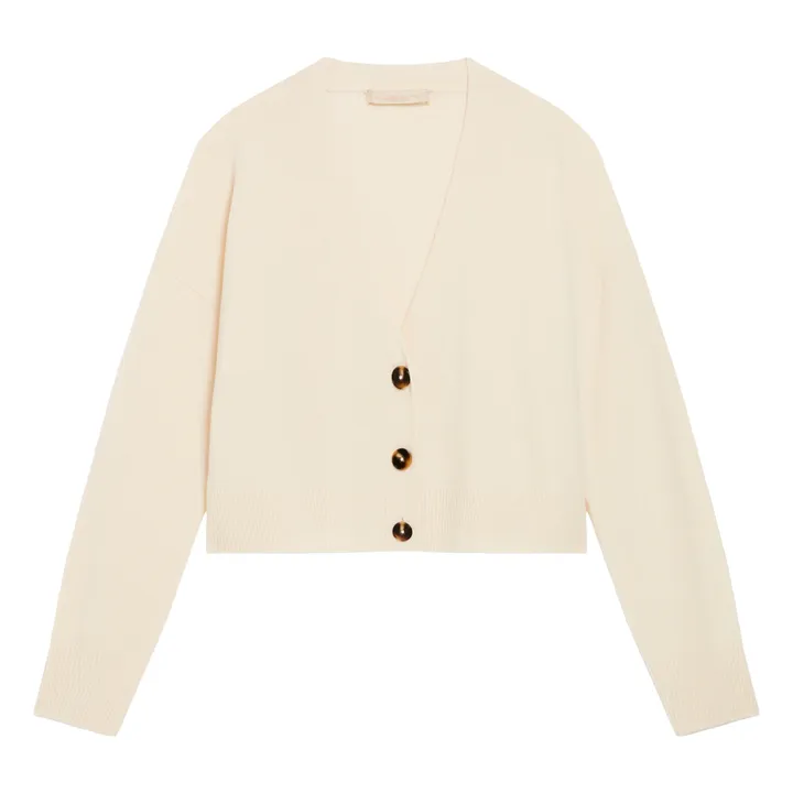 Vanessa Bruno Cardigan Caren Laine Mérinos | Ivoire