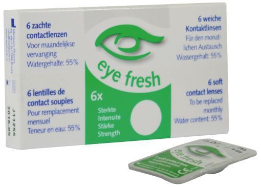 Eye Fresh Maandlenzen -2.25 6 stuks