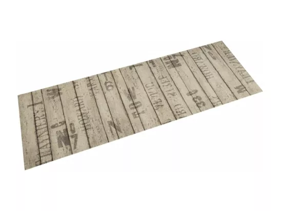 Tapis de cuisine lavable impression de clôture 45x150cm velours