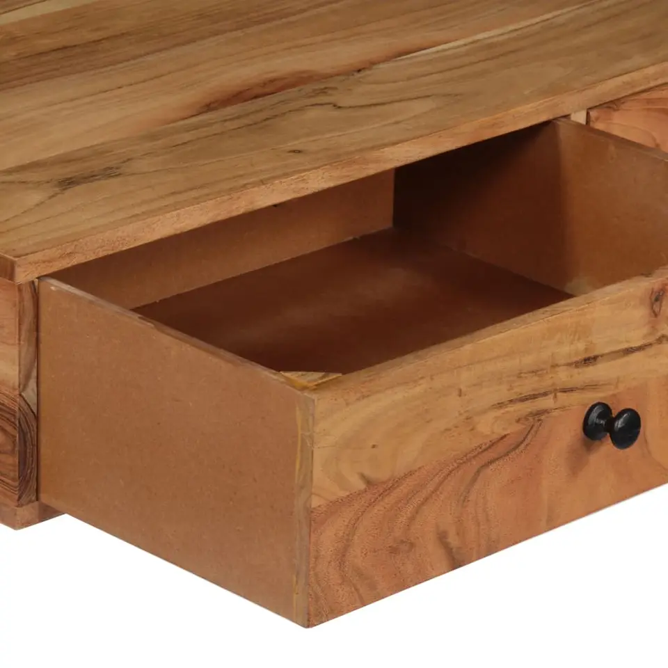 vidaXL - Wandbureau - Bruin - Hout