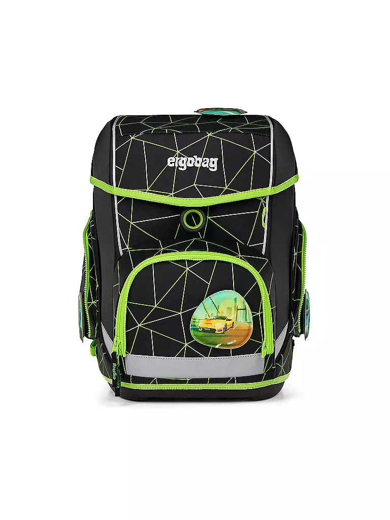 ERGOBAG Schultasche Set 5tlg CUBO CyBär Race schwarz