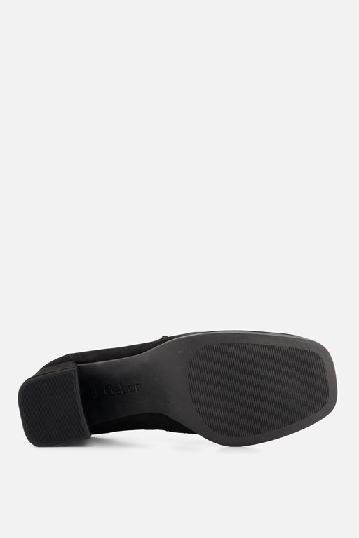 Gabor Instappers zwart Suede