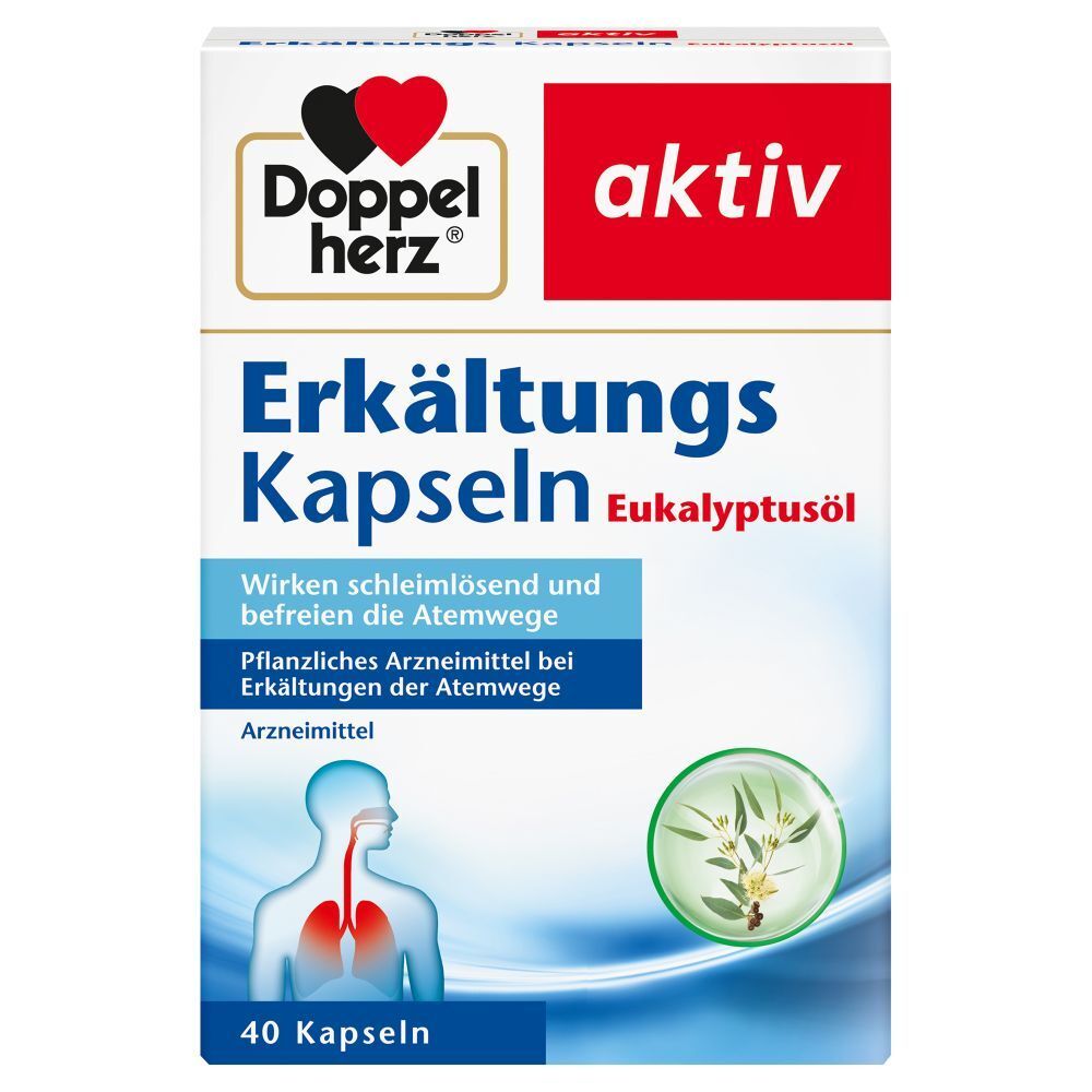 Doppelherz® Erkältungskapseln mit Eukalyptusöl