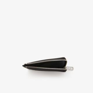 Porte-cartes zippé homme Lacoste avec marquage contrasté Portefeuilles - Noir - Lacoste - Homme