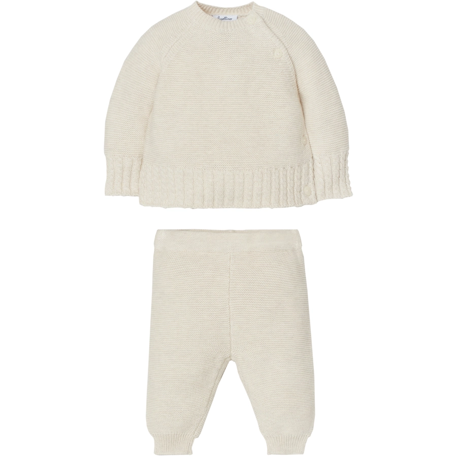 OVS Strick-Set aus Oberteil und Hose beige