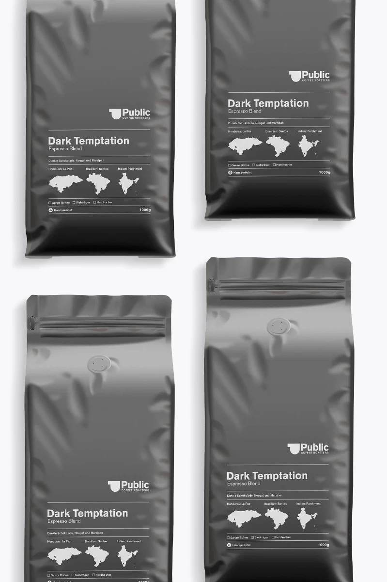 Public Coffee Roasters Dark Temptation Vorteilspaket 4kg