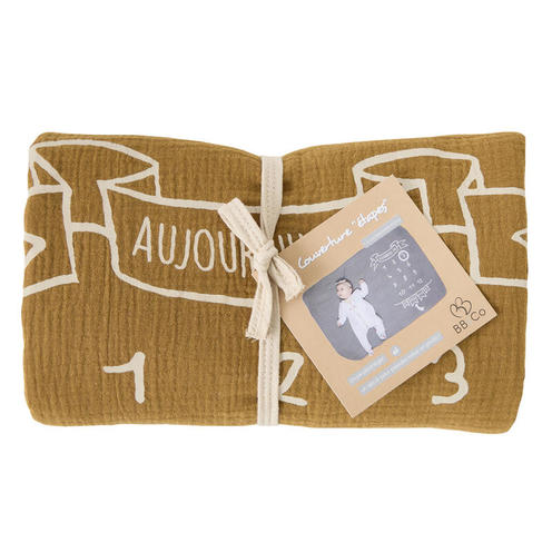 Couverture étapes pour photos - Havane / biscuit - BB&CO