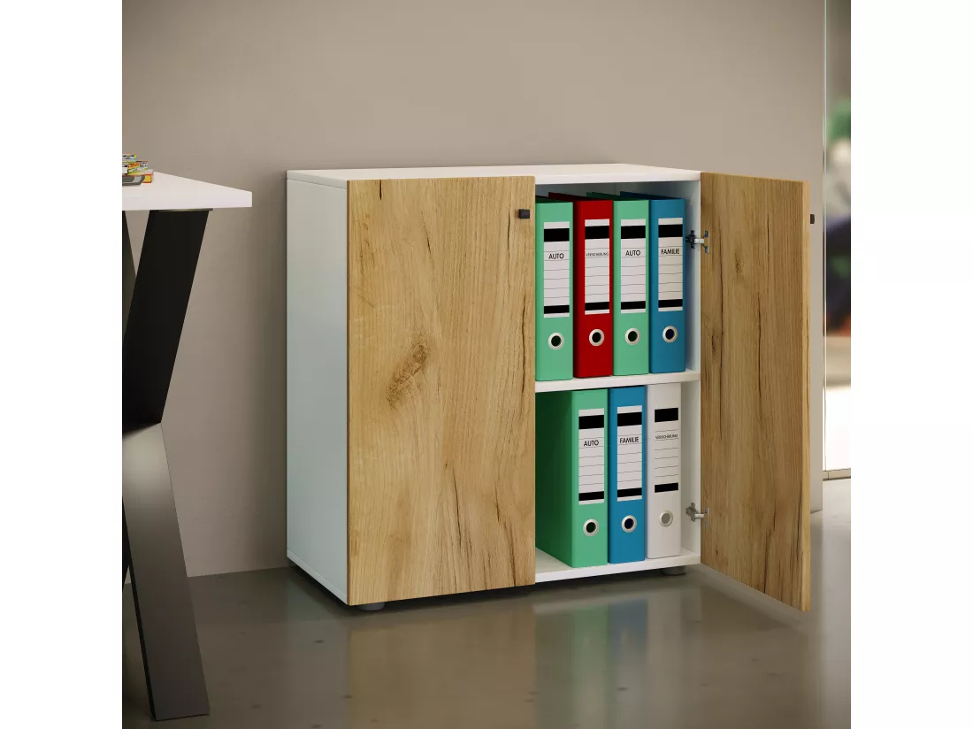 Armoire de bureau Armoire à dossiers Lona 2x