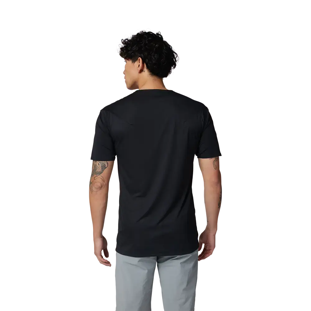 Fox Flexair Pro MTB Fietsshirt Korte Mouwen Zwart/Zilver Heren