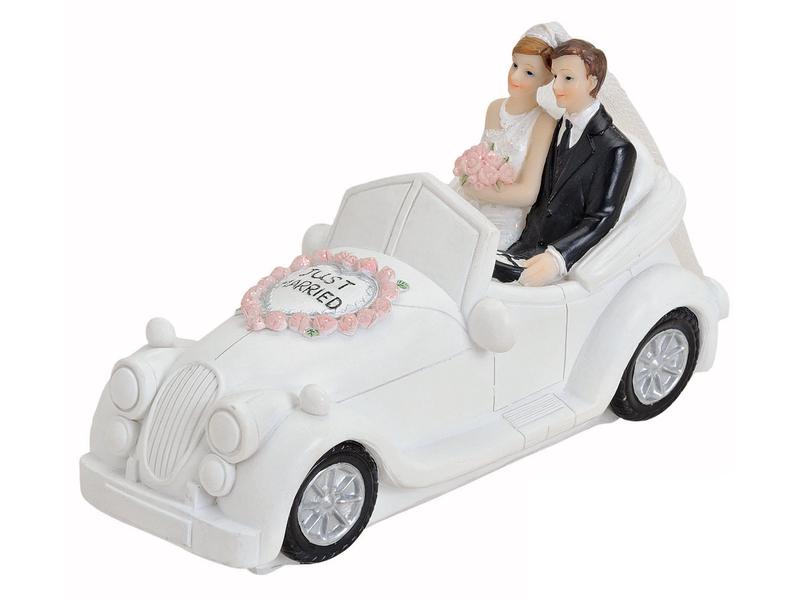 G. Wurm Spardose Hochzeitsauto 7 x 16 x 9 cm Sparkasse für das aufbewahren von Geld