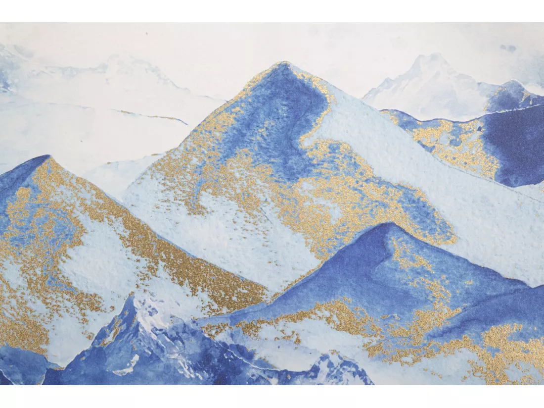 Impression sur toile paysage multicolore 80x3x120 cm