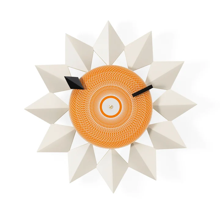 Vitra - Diamond Markers Wanduhr, weiss