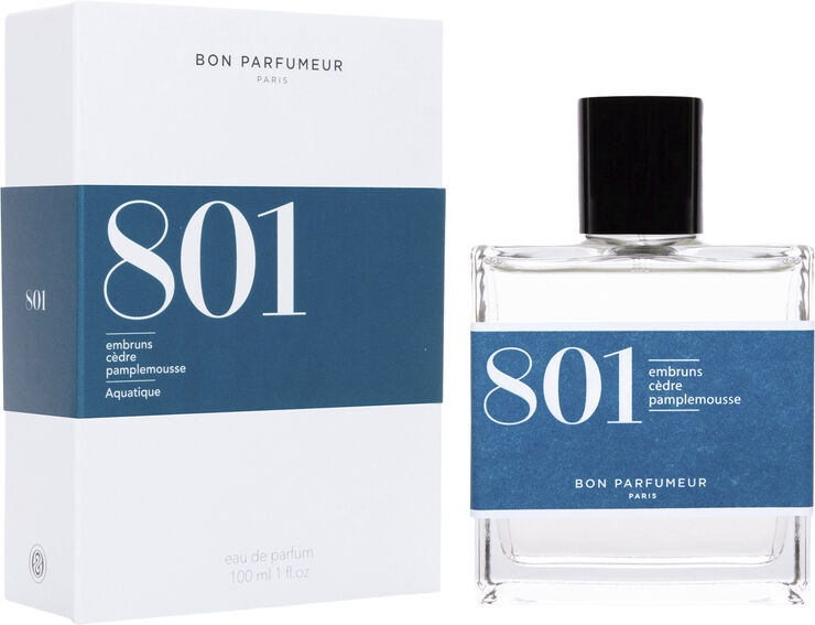 Bon Parfumeur 801 Seaspray cedar grapefruit
