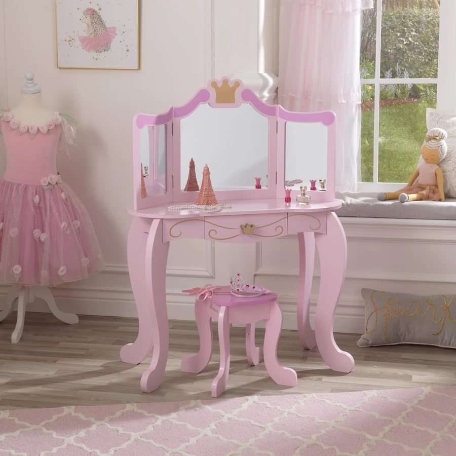 KidKraft® Prinzessinnenfrisiertisch mit Stuhl