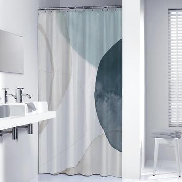 Sealskin douchegordijn earth 180x200cm d.grn /wht