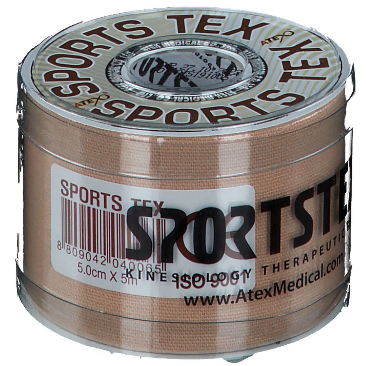 ATEX® SPORTS TEX Kinesiologie Tape 5 cm x 5 m Beige