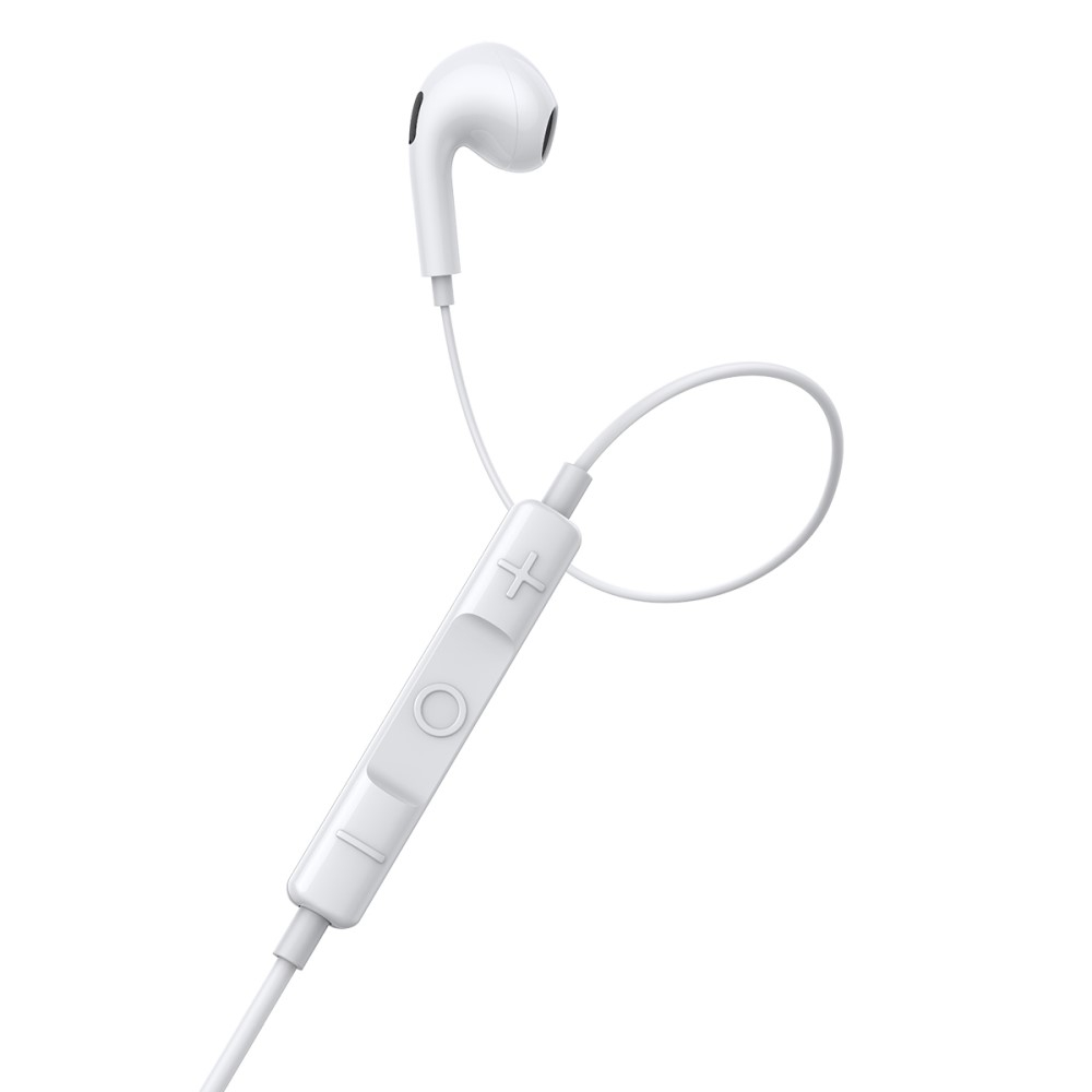 Encok H17 In-Ear Kopfhörer 3.5mm Klinken Anschluss mit Mikrofon - Weiss