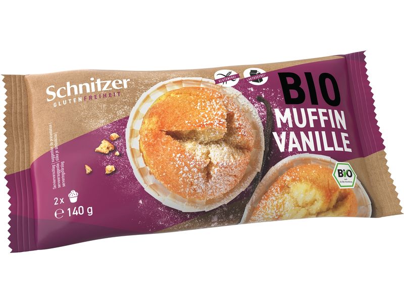 Schnitzer Gebäck Bio Muffin Vanille glutenfrei 140 g Glutenfreier Muffin