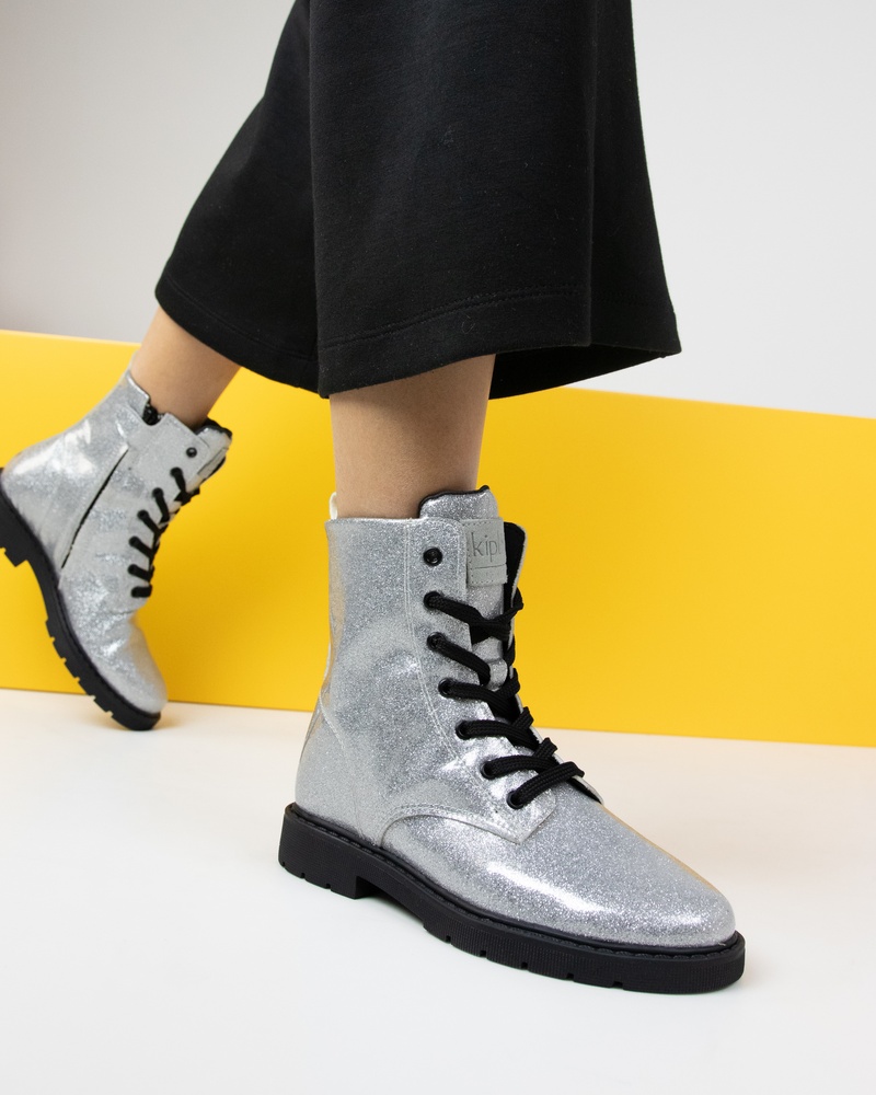 Kipling Hella Veterboots  - zilver