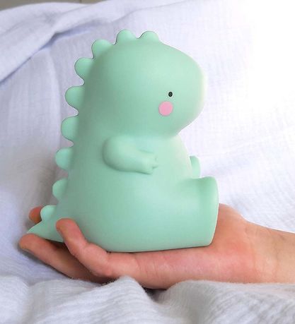 A Little Lovely Company Lampe - 12, 5 cm - T-Rex - Grün