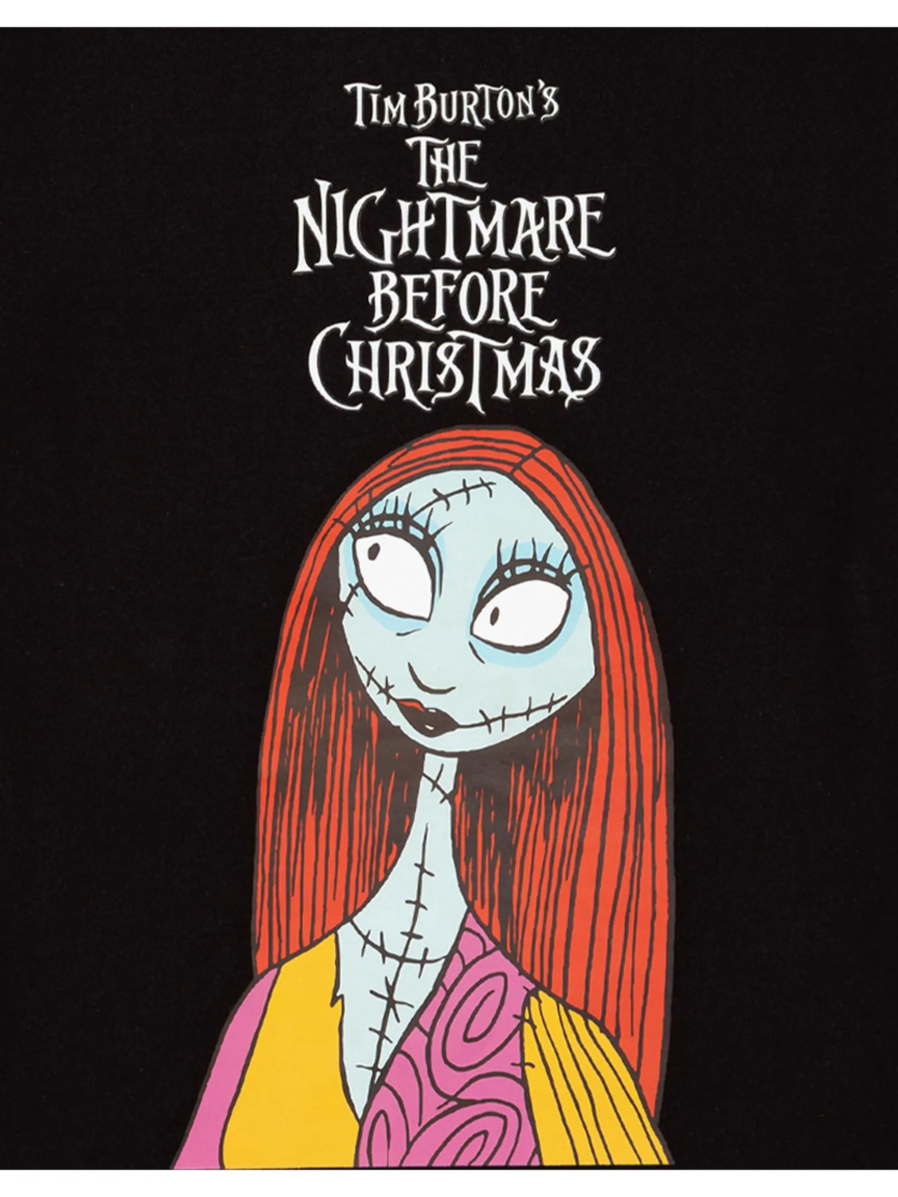 Zwart - Vanilla Underground Disney The Nightmare Before Christmas meerkleurige damespyjama met lange mouwen en pijpen van 100% katoen