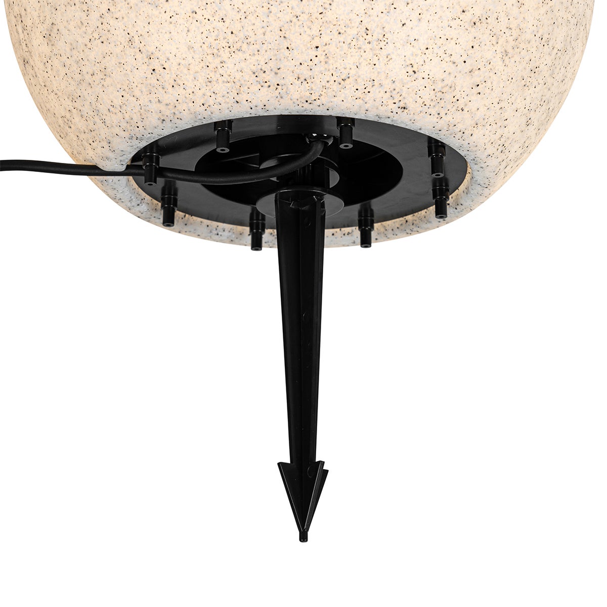 Moderne buitenlamp, grijs, 35 cm, IP65 - Nura