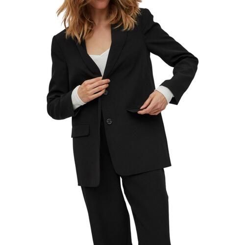 Vila - VIKAMMA LOOSE BLAZER Negro