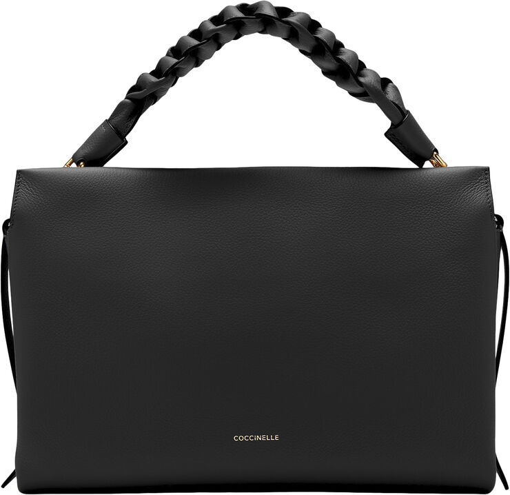 Coccinelle BOHEME GRANA DOUBLE Noir/cuir
