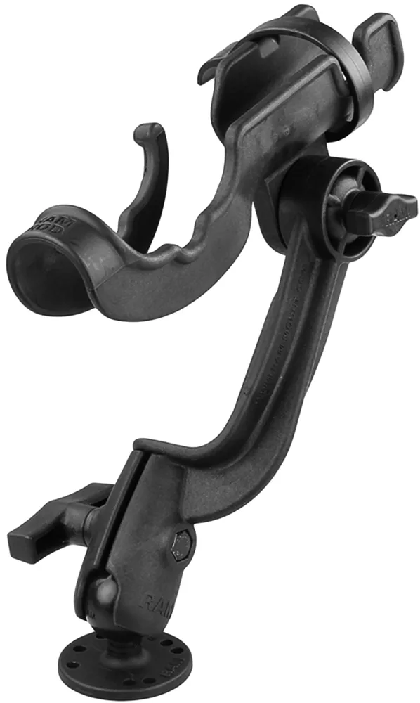 RAM Mounts Ram Rod Fishing Rod Holder C-Size Justerbar Stangholder Med Kulebase