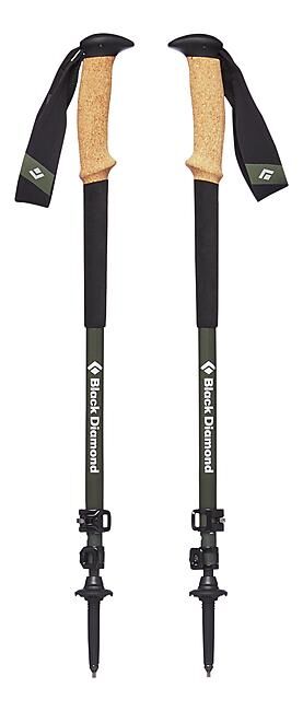 BLACK DIAMOND - BATON DE RANDONNEE CARBON CORK TREK POLES